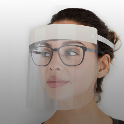 Face Shields with Glasses